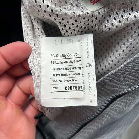 First Gear Motorcycle Jacket Women XL Mesh Vented Mesh Gray Shoulder Elbow Pads - Picture 7 of 13